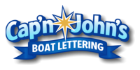 Cap'n John's Boat Lettering Logo